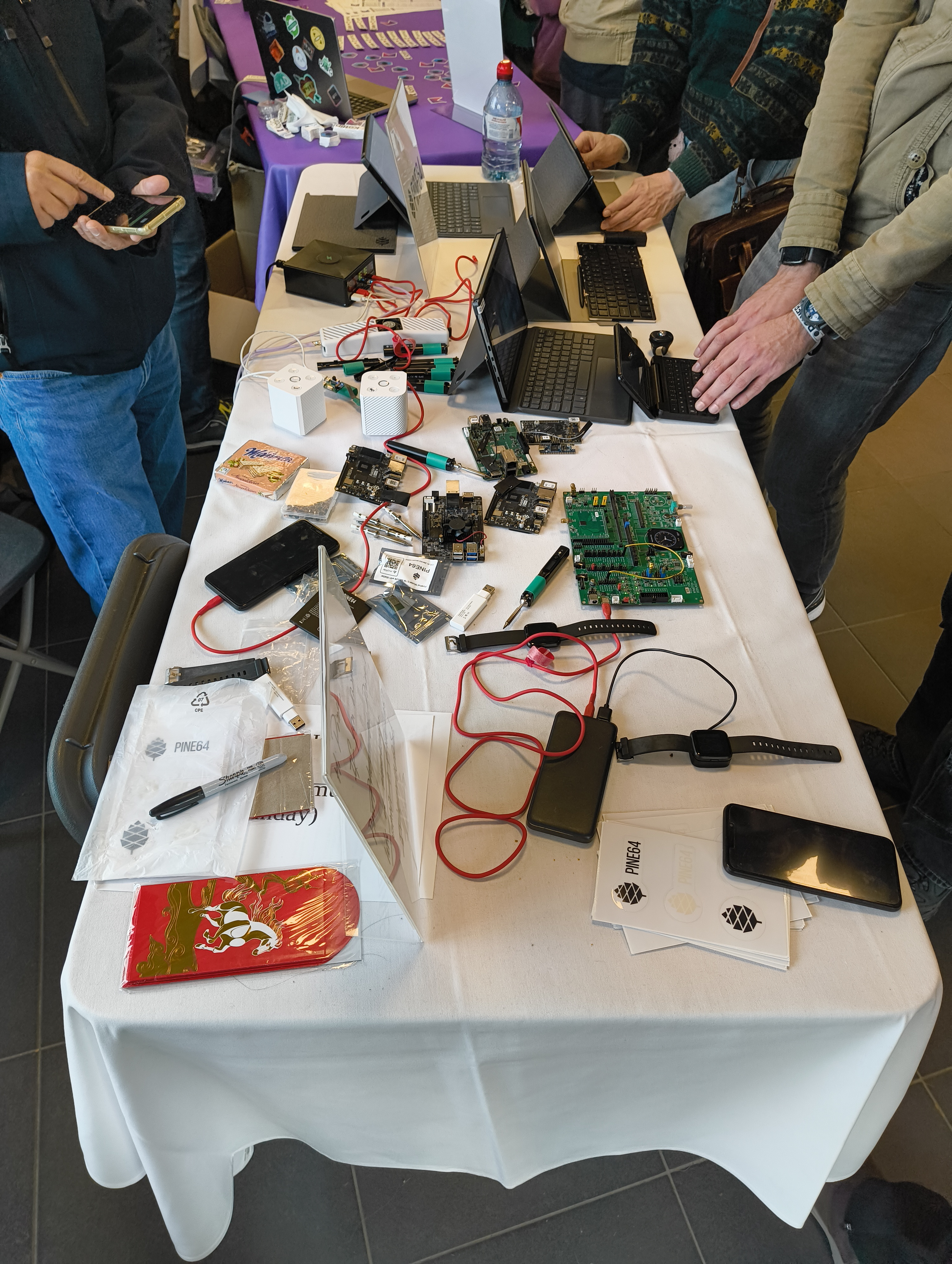 Top view of the Pine64 stand