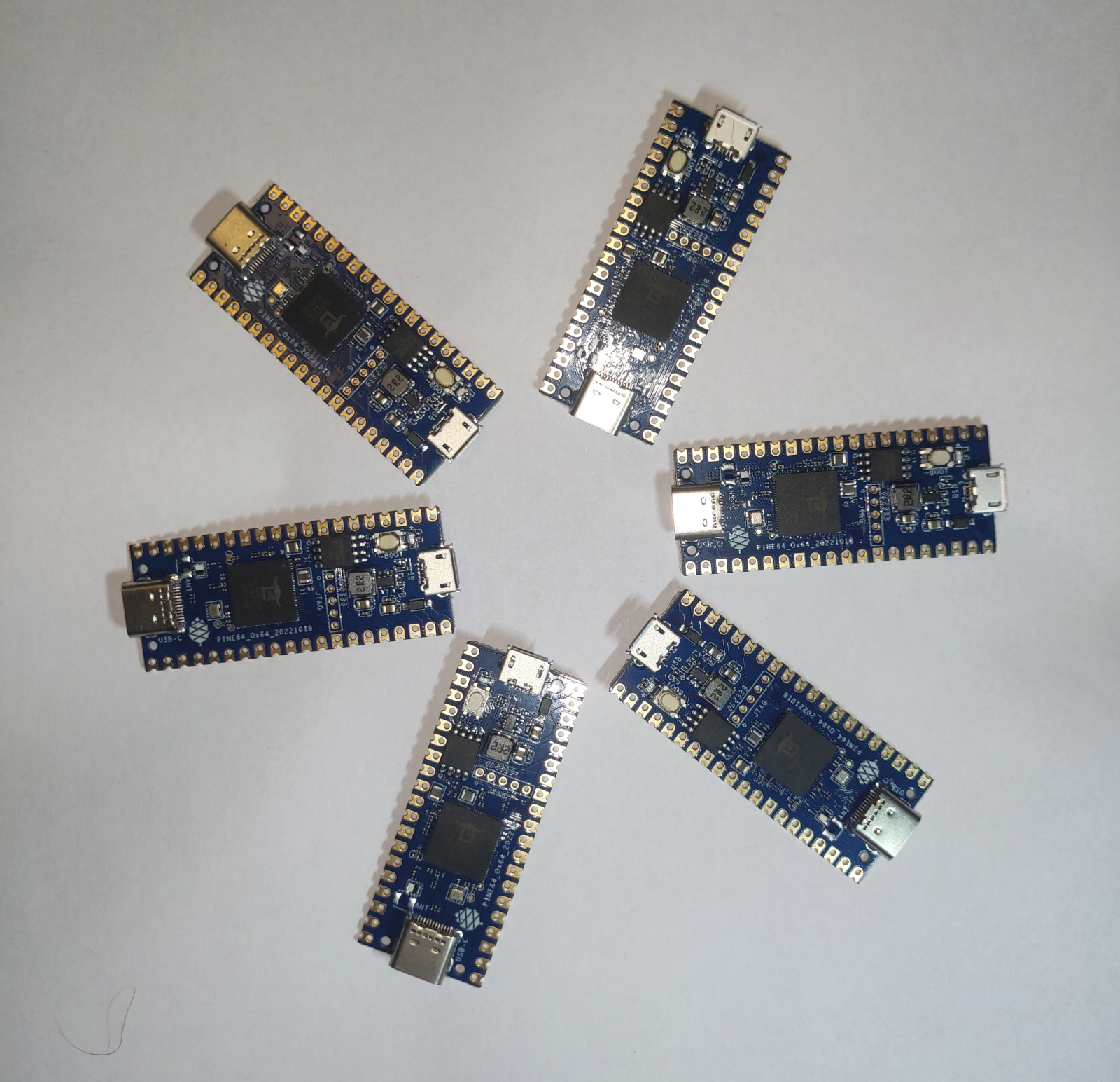 Six Ox64 128 Mbit boards received from TL Lim