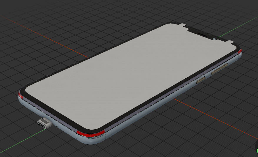 PinePhone 3D model
