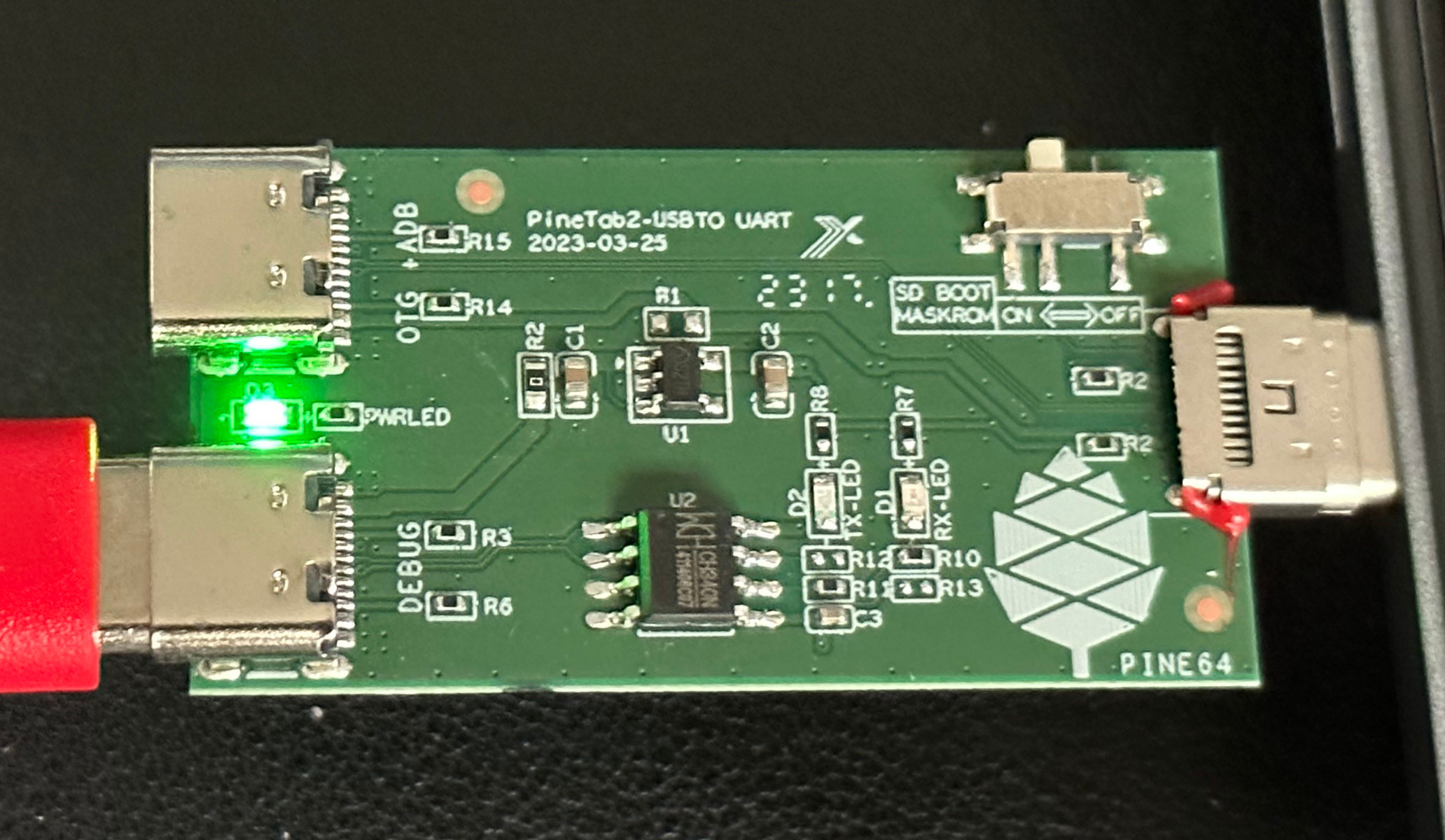 The UART adapter