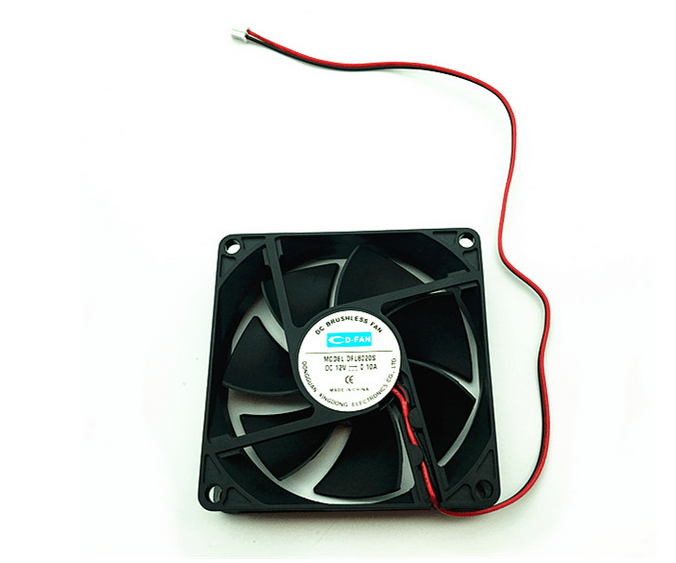 The 80mm fan is a worthwhile addition to the NAS Case build