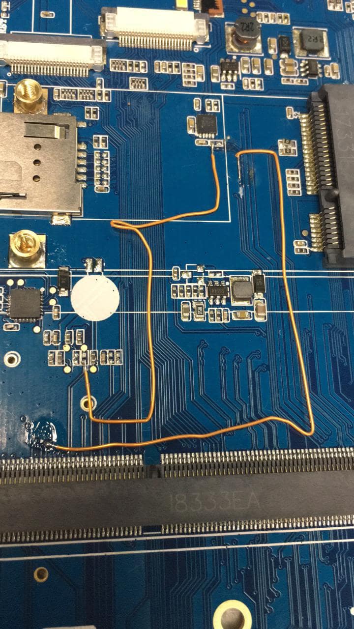 Flash GPIOs Reassigned wiring