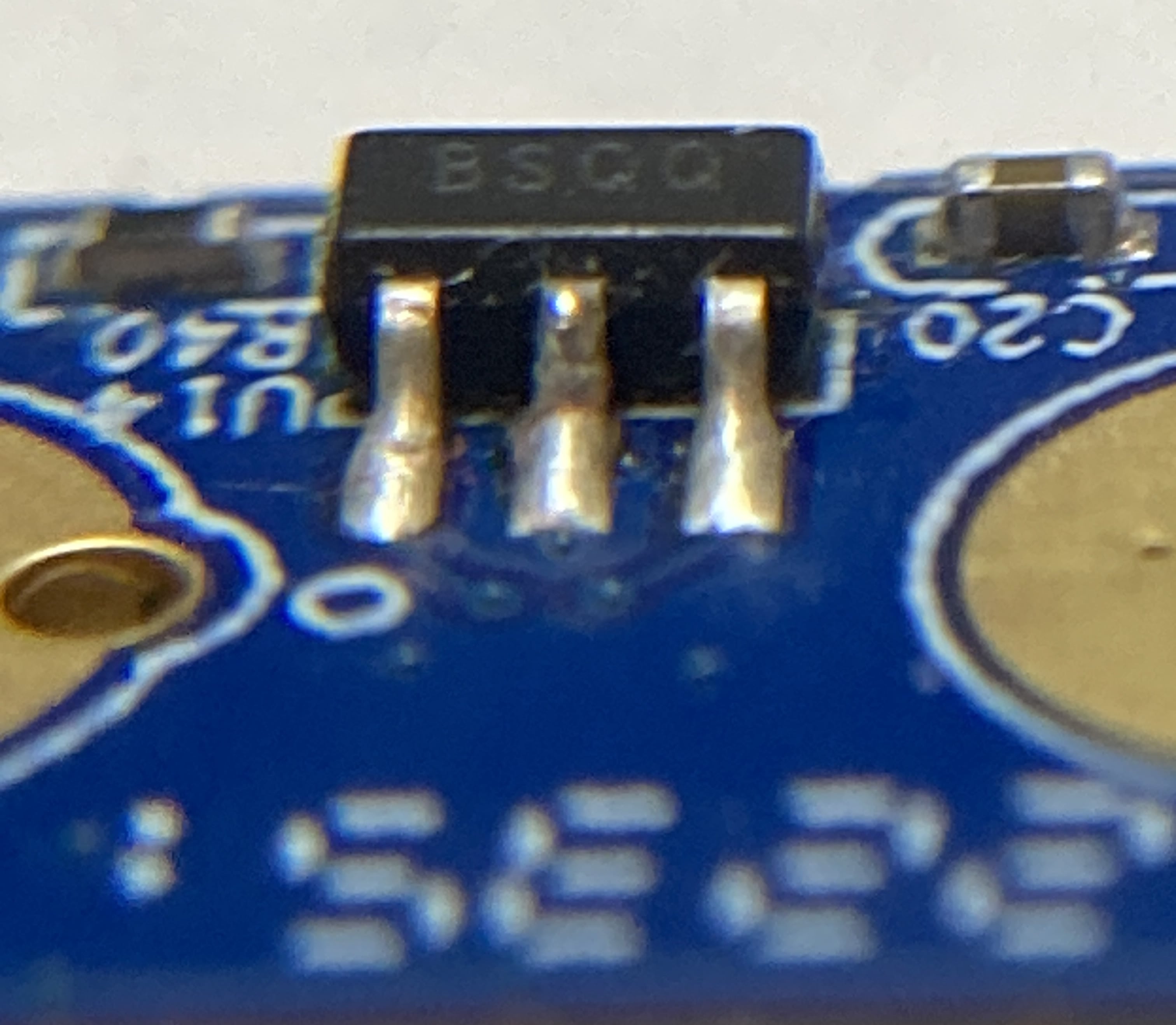 Only needs small amount of solder