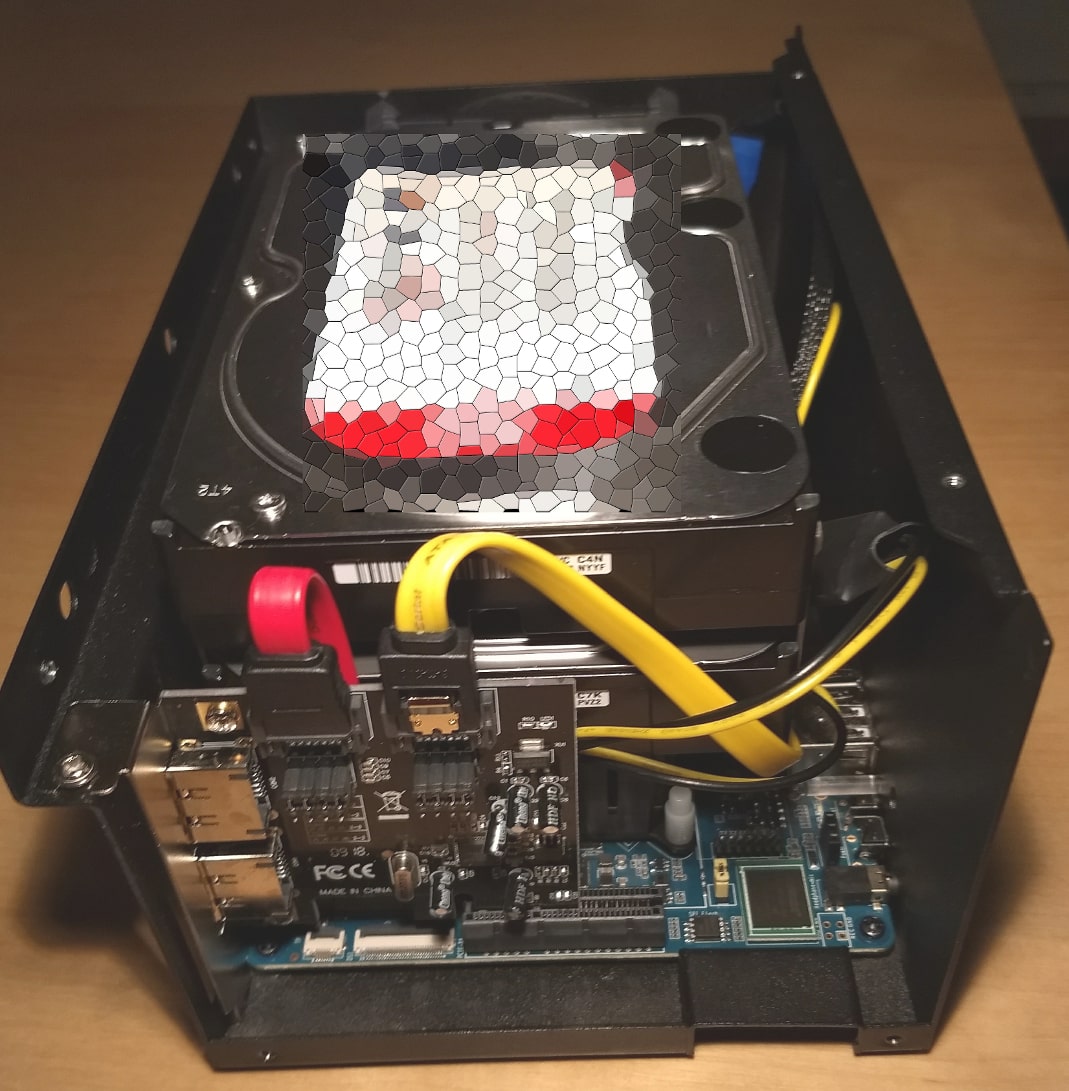 Complete assembly of the NAS Case