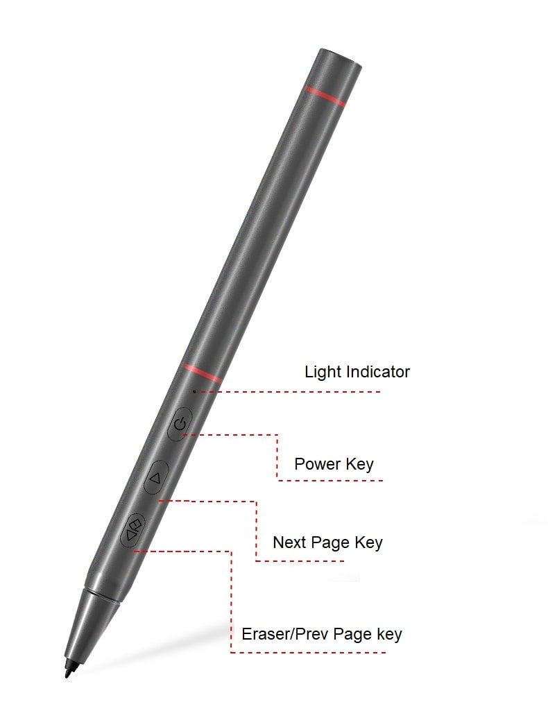 PineNote Pen function